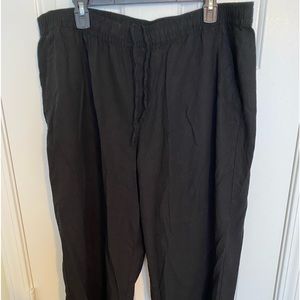 Old Navy linen blend wide leg pants, XL